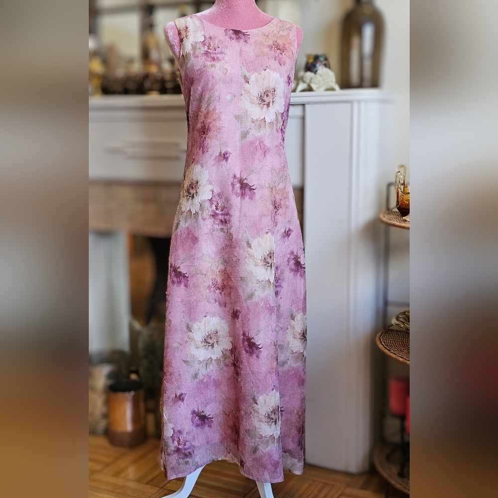 Laura Petites Vintage Maxi Style Dress. Size Small.